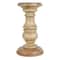 Wood Carved Pillar Candle Holder by Ashland®